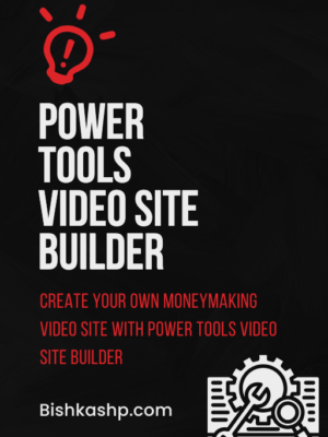 Build Your Profitable Video Site with Power Tools Video Site Builder Build Your Profitable Video Site with Power Tools Video Site Builder Create Your Own Moneymaking Video Site with Power Tools Video Site Builder