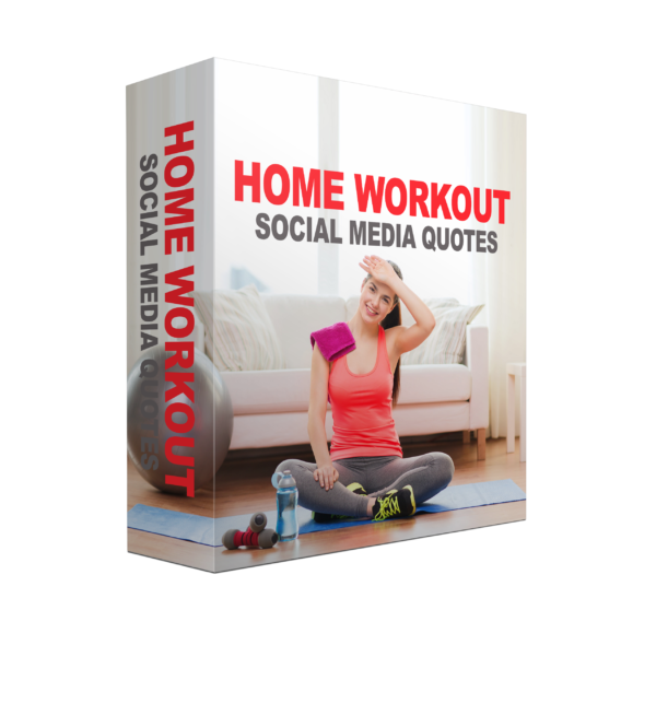 Home Workout Fitness Social Quotes Images